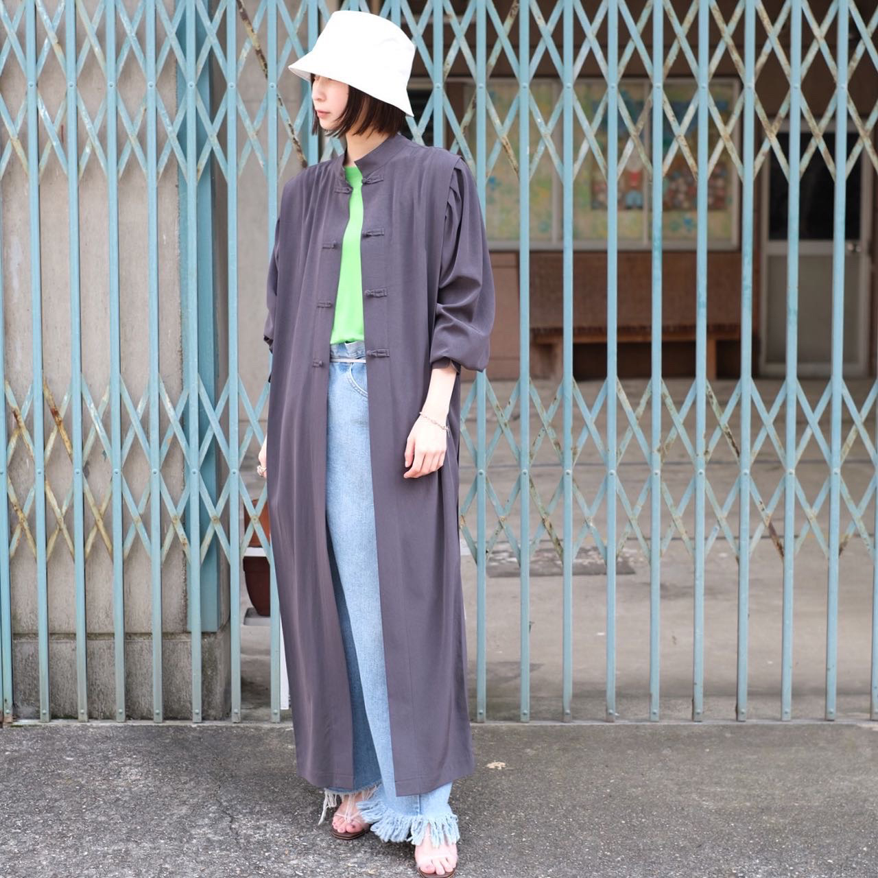 MAISON EUREKA】RETRO MAXI CHINA BLOUSE - ワンピース