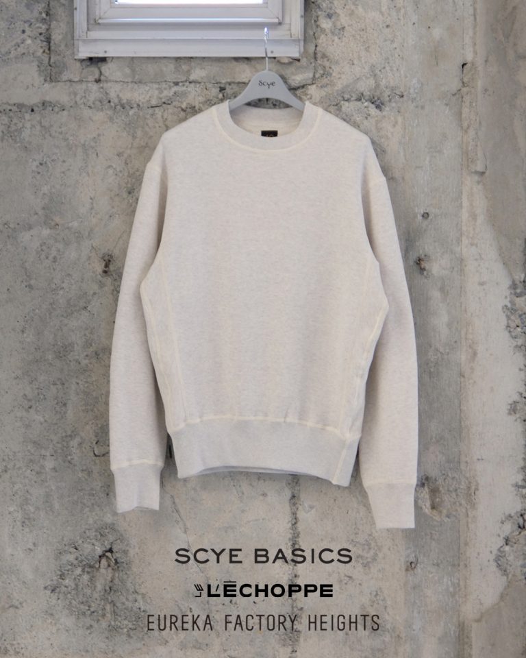 でおすすめアイテム。 EX BASICS SCYE BASICS sweat × HOODIE LECHOPPE