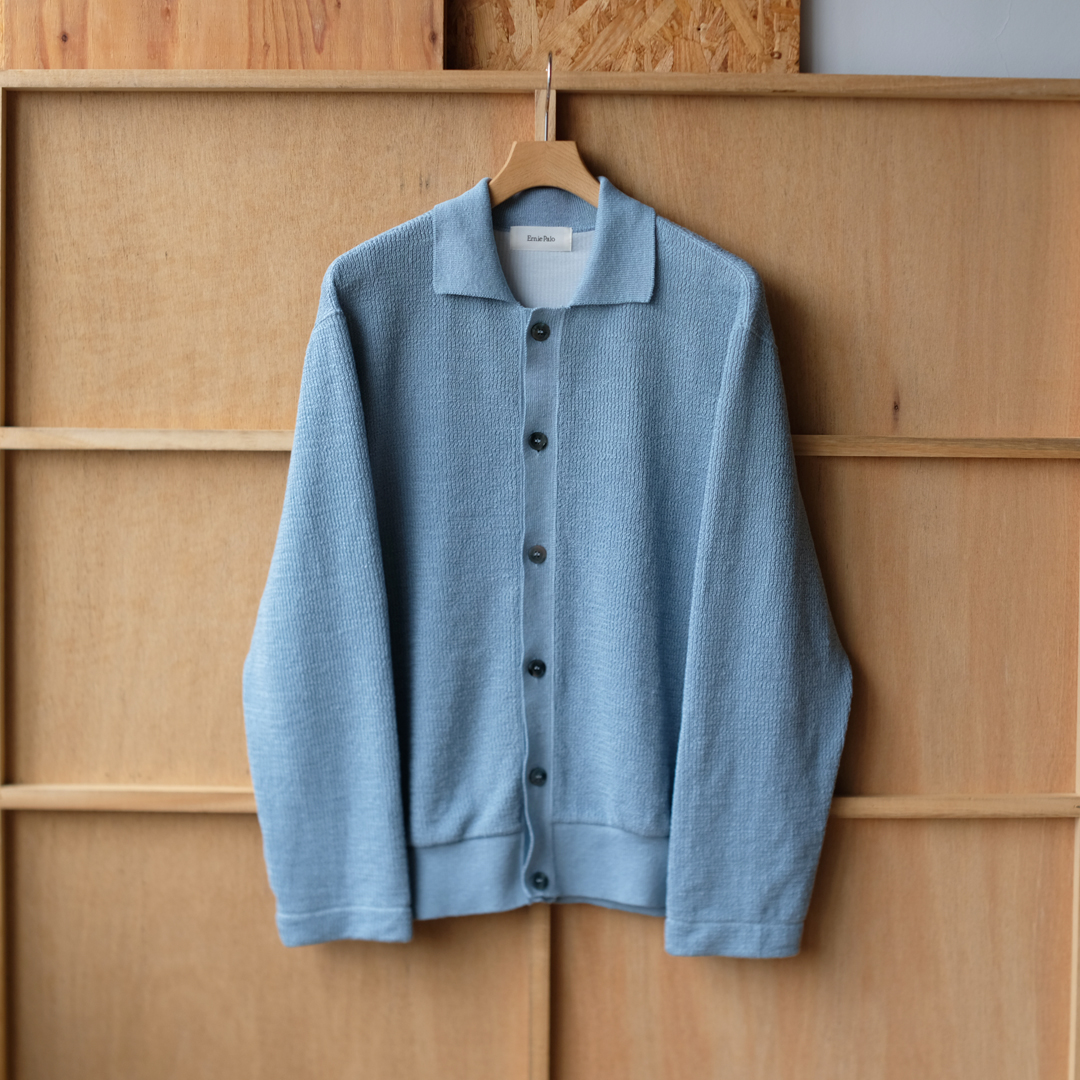 2023お買い得 カーディガン Ernie Palo Linen Rib Cardigan (EP03KN01