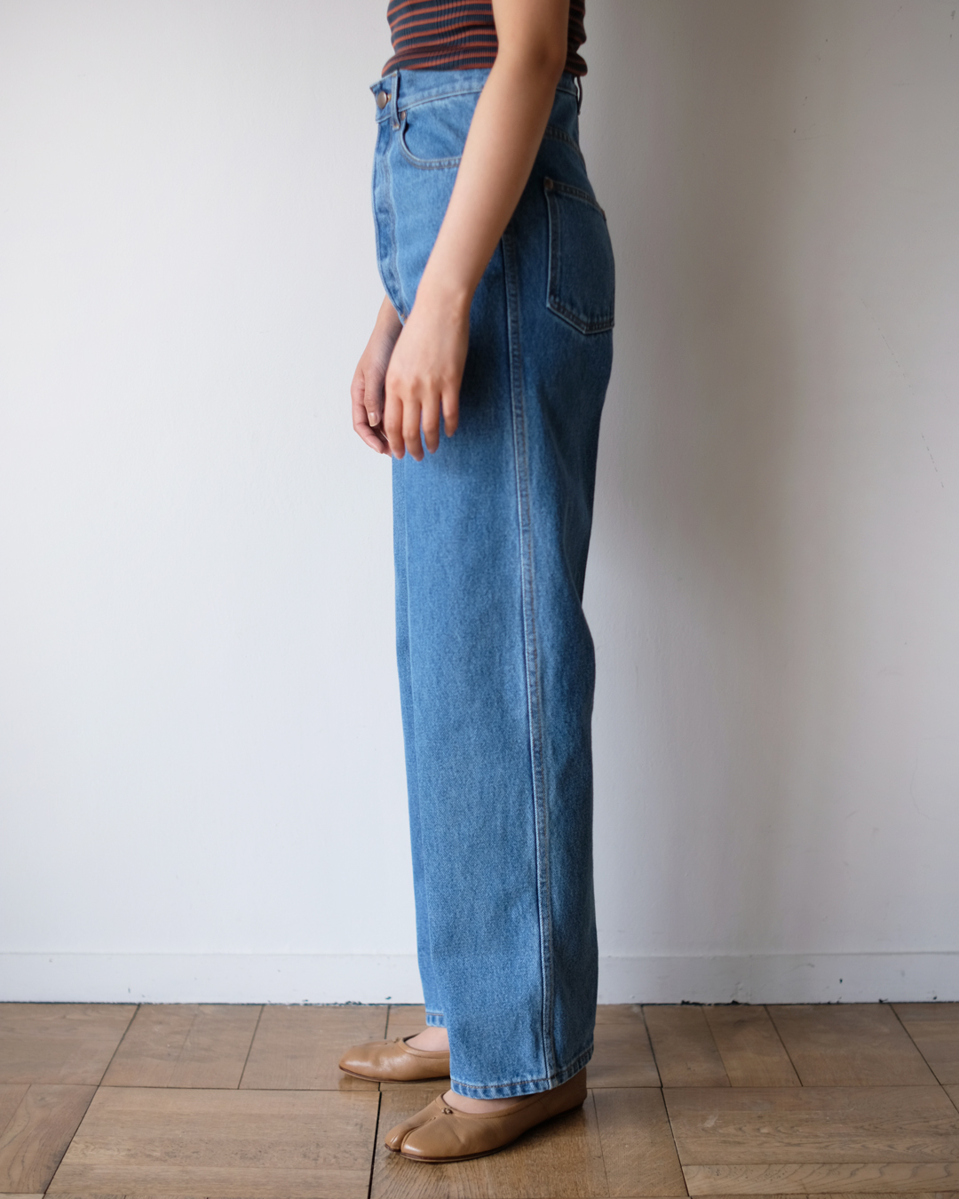 Bleached Denim High - Waisted Jeans | EUREKA FACTORY HEIGHTS