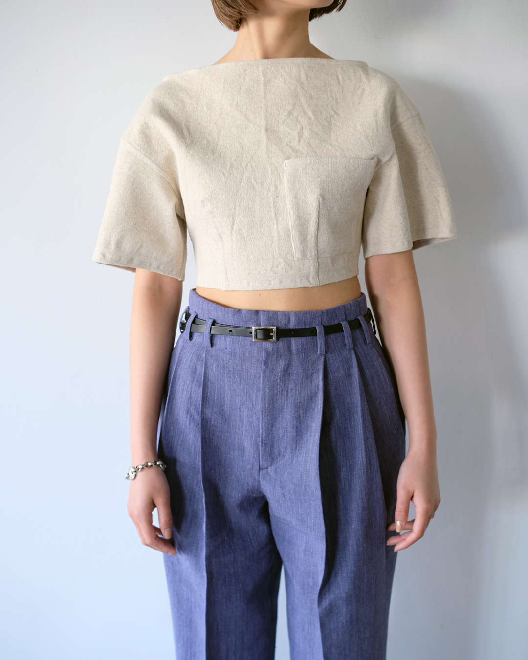 Milano Rib Cropped Top | EUREKA FACTORY HEIGHTS