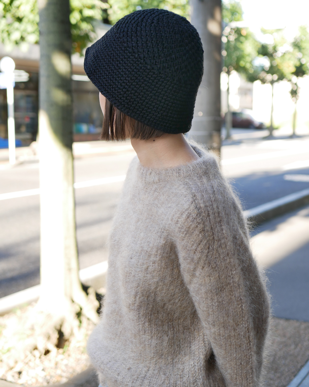 キジマタカユキ Tape Yarn Knit Sailor Hat - ハット