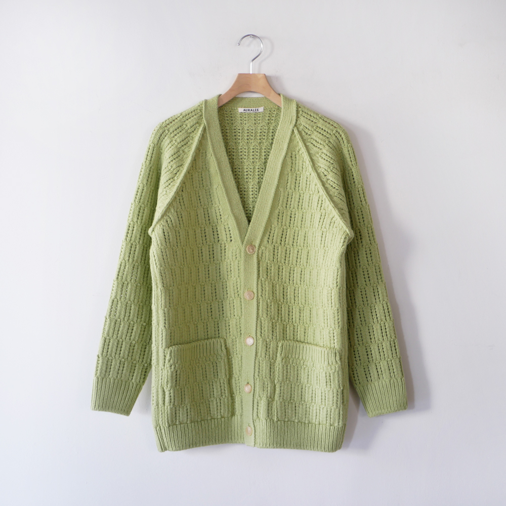 Wool Cord Rib Knit Cardigan (Women's) | EUREKA FACTORY HEIGHTS