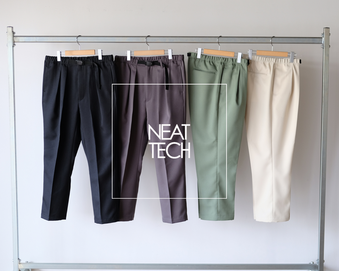 NEAT TECH / T/C Twill Standard Easy Trousers | EUREKA FACTORY HEIGHTS