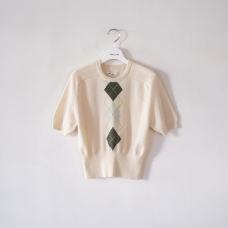 fumikauchida-cashmereargylesweatershortsleeve